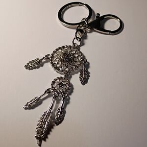 Chic Silver Dreamcatcher Key Holder